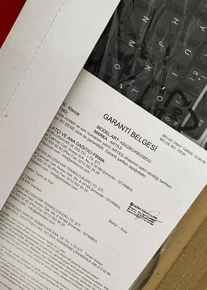 Kablolu klavye - Görsel 2