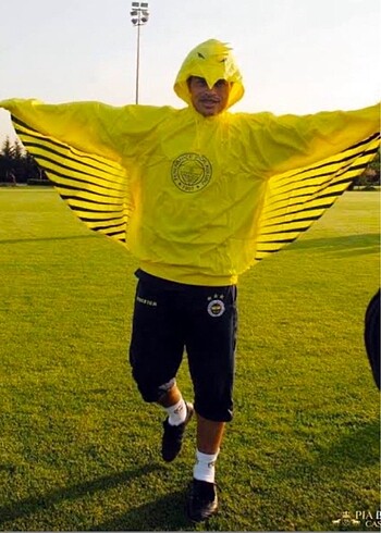 m Beden sarı Renk FENERBAHÇE YAĞMURLUK KANARYA