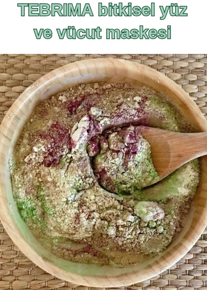 TIBRIMA bitkisel yüz ve vücut doğal maskesi 50 gram - Görsel 2