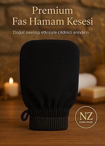 Fas kalın hamam kesesi -Peeling kesesi