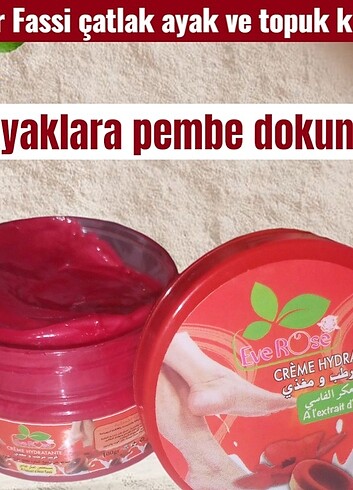 AKER Fassi ile Çatlak Topuklar ve Pembe renk veren ayak kremi