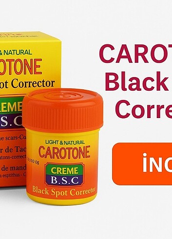  CAROTONE Black Spot Corrector Kremi (B.S.C)