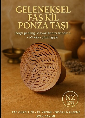 2 adet Fas Kil Ponza Taşı ile Derinlemesine Ayak Bakımı