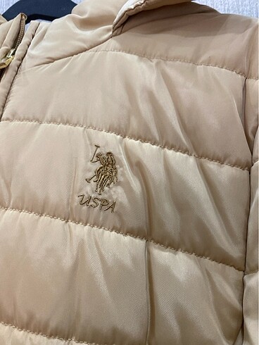 U.S Polo Assn. Polo kadın uzun şişme mont