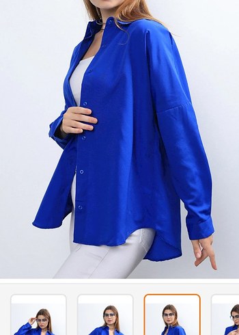 Mavi Renk Gömlek - Görsel 3