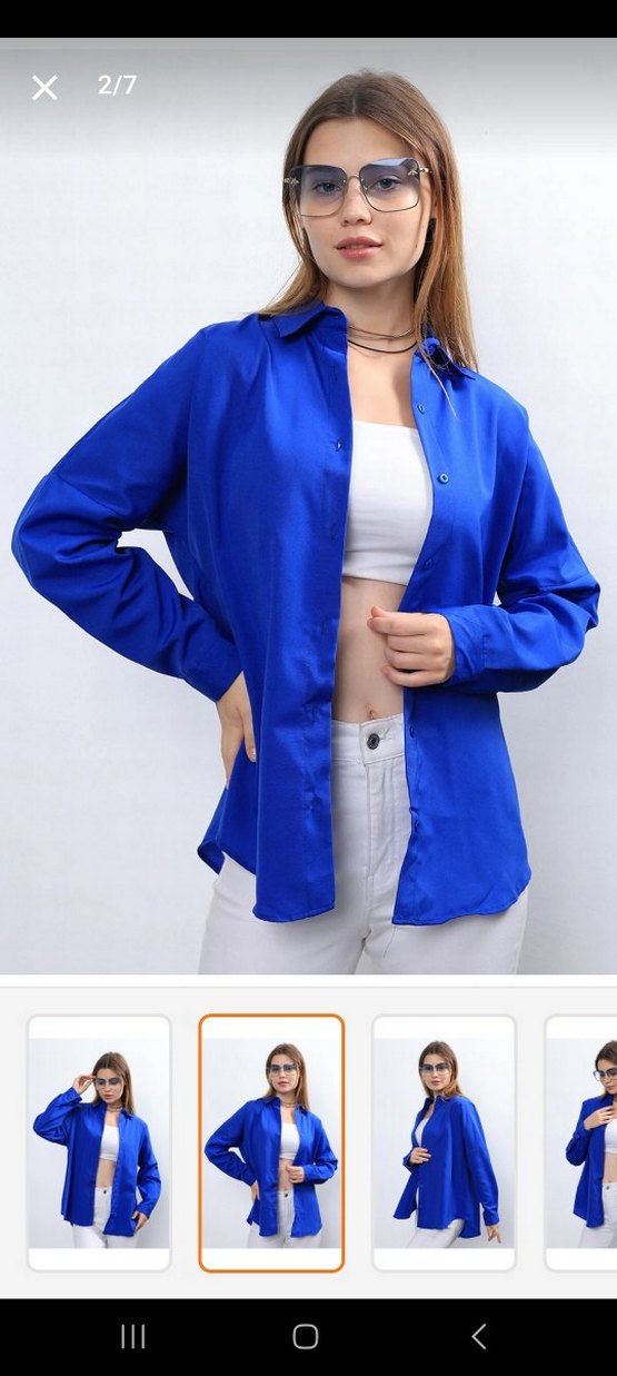 Mavi Renk Gömlek - Görsel 2