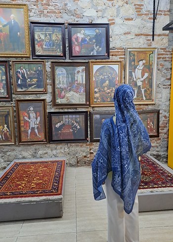 Mavi Denim Kadın Şal - Görsel 4