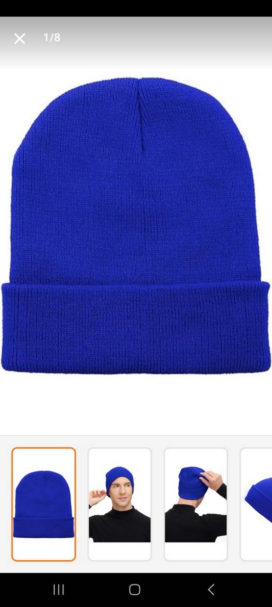 Mavi Örgü Bere - Görsel 2