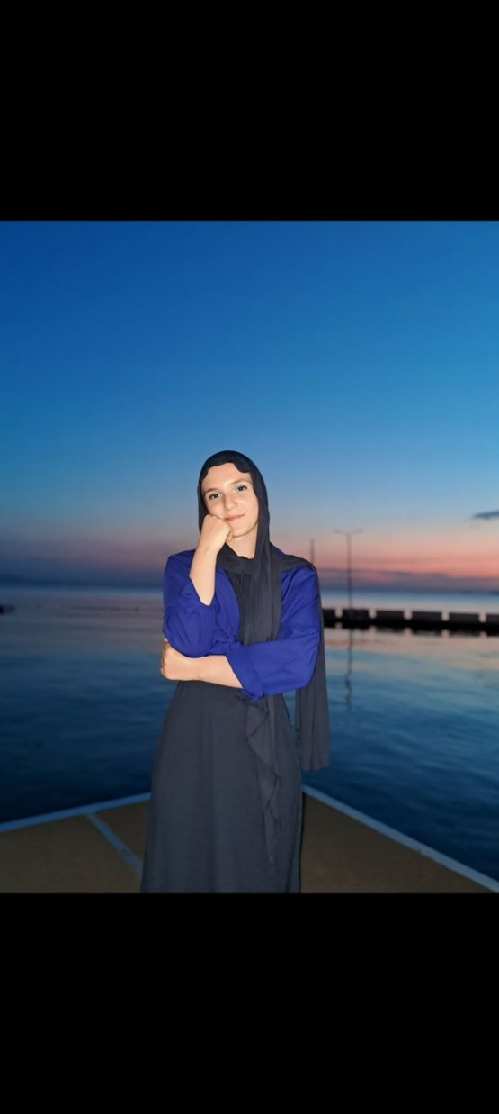 Lacivert uzun sıfırkollu penye elbise - Görsel 3