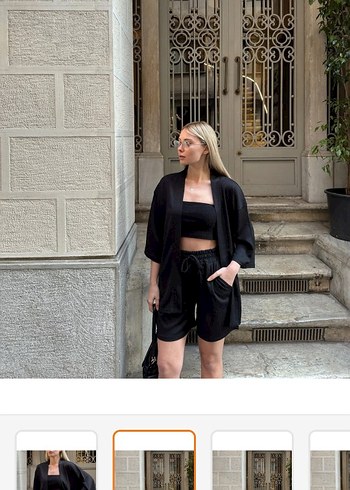 Siyah kimono - Görsel 4