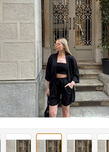 Siyah kimono - Görsel 2