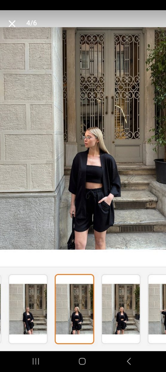 Siyah kimono - Görsel 2