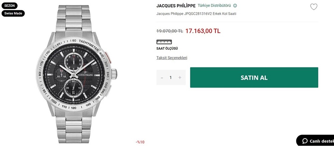 Diğer Swiss Made Jacques Philippe