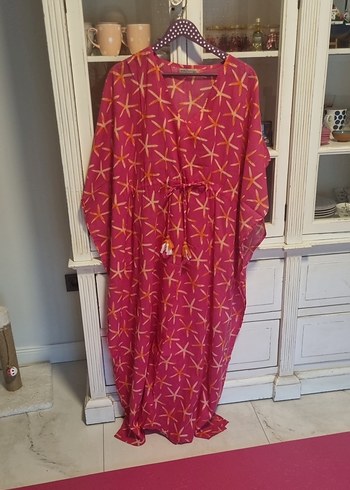 Pembe Batik Desenli pareo