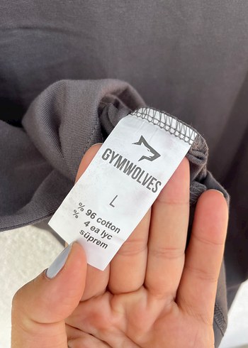 Diğer Gri Gymwolves Spor Tişört