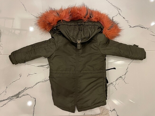 24-36 Ay Beden haki Renk Çocuk mont