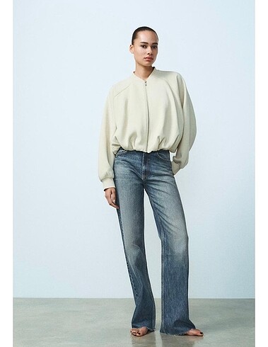 Zara peluş bomber ceket