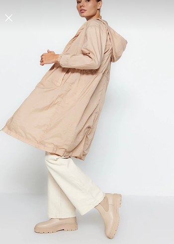 Bej ASTARLI YAĞMURLUK - Görsel 5