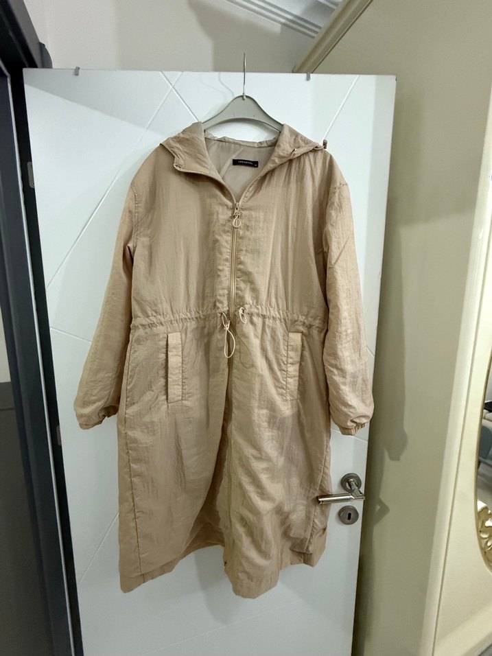 Bej ASTARLI YAĞMURLUK - Görsel 2