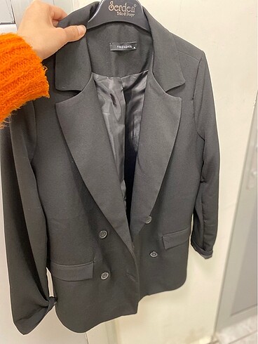 Siyah blazer ceket