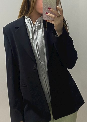 Siyah Kadın Blazer Ceket