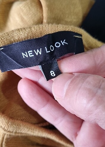 Ince triko  şifon detayli  kazak - Görsel 7