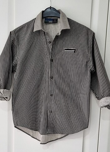 12 ve 14 yaş erkek cocuk pamuk cotton gömlek - Görsel 6