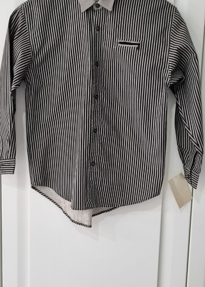 12 ve 14 yaş erkek cocuk pamuk cotton gömlek - Görsel 5
