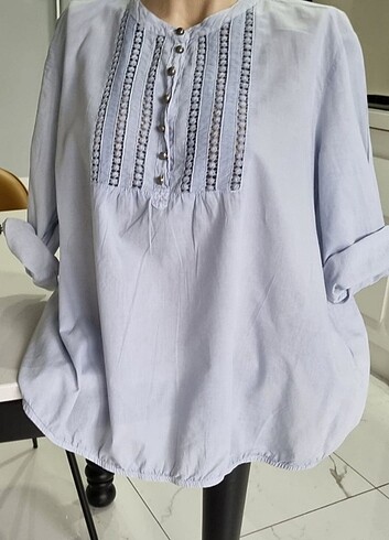 Yüzde yüz pamuk  cotton  gömlek - Görsel 3