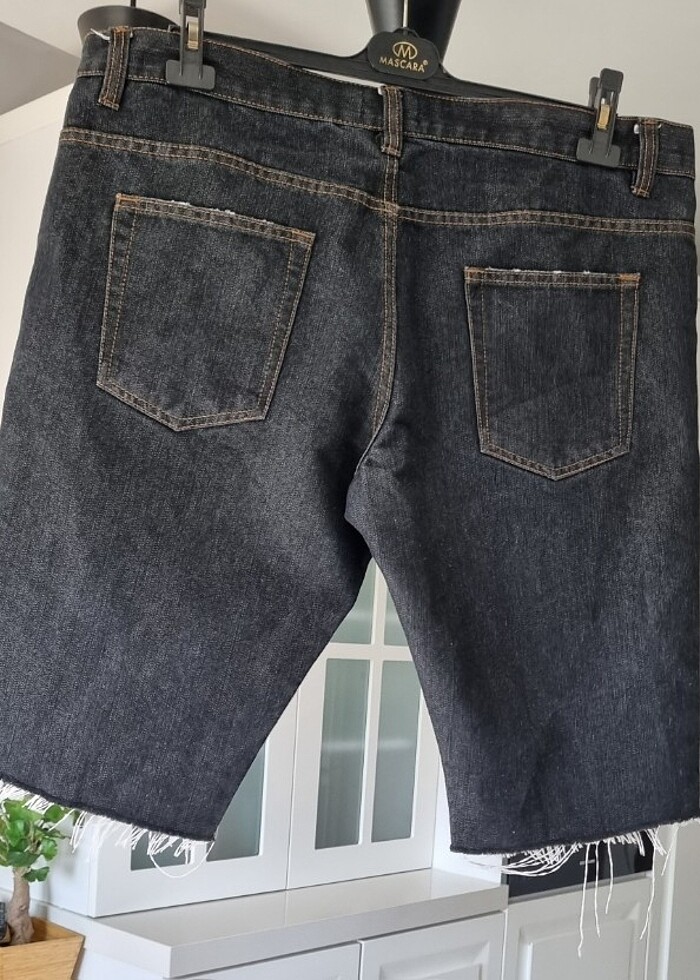 Üniseks kot şort - Görsel 3