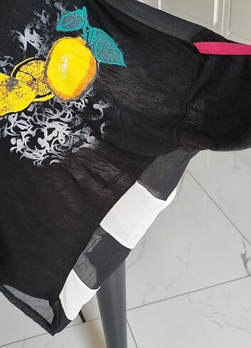Yüzde yüz viskon  översize bluz - Görsel 5