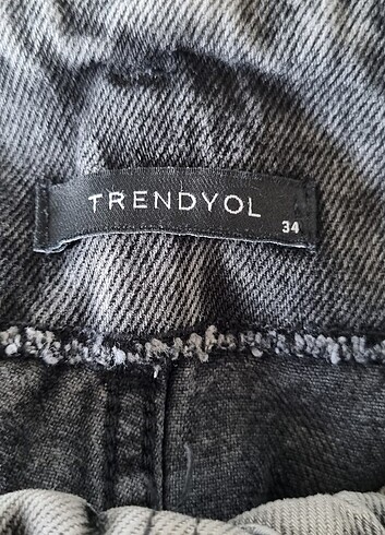 Yüksek bel kot pantolon - Görsel 6