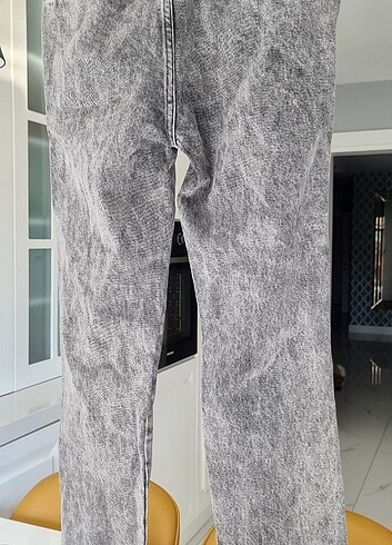 Yüksek bel kot pantolon - Görsel 7