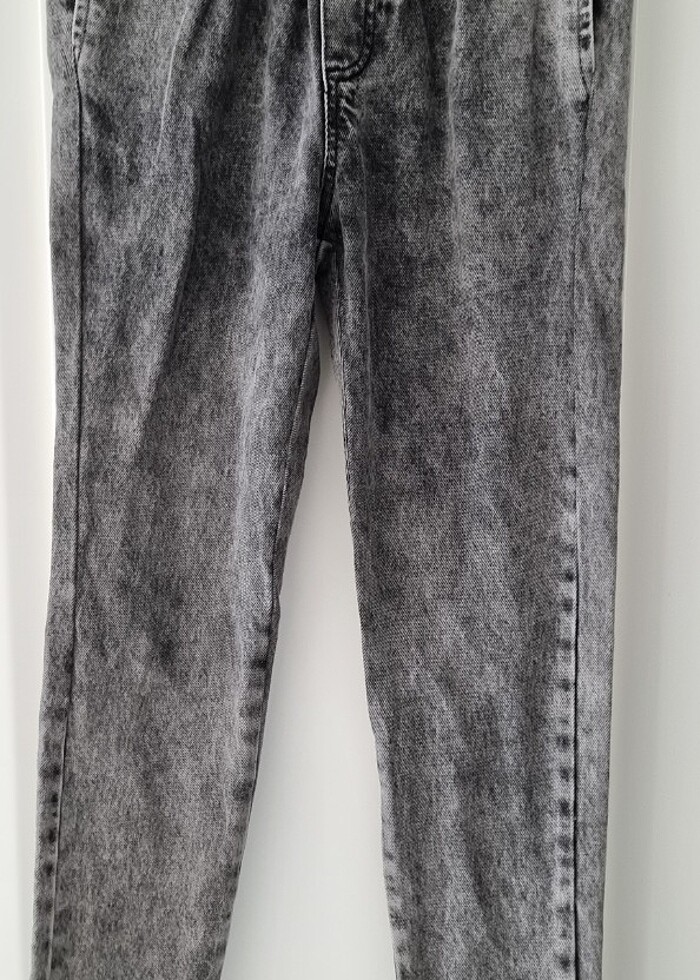 Yüksek bel kot pantolon - Görsel 2