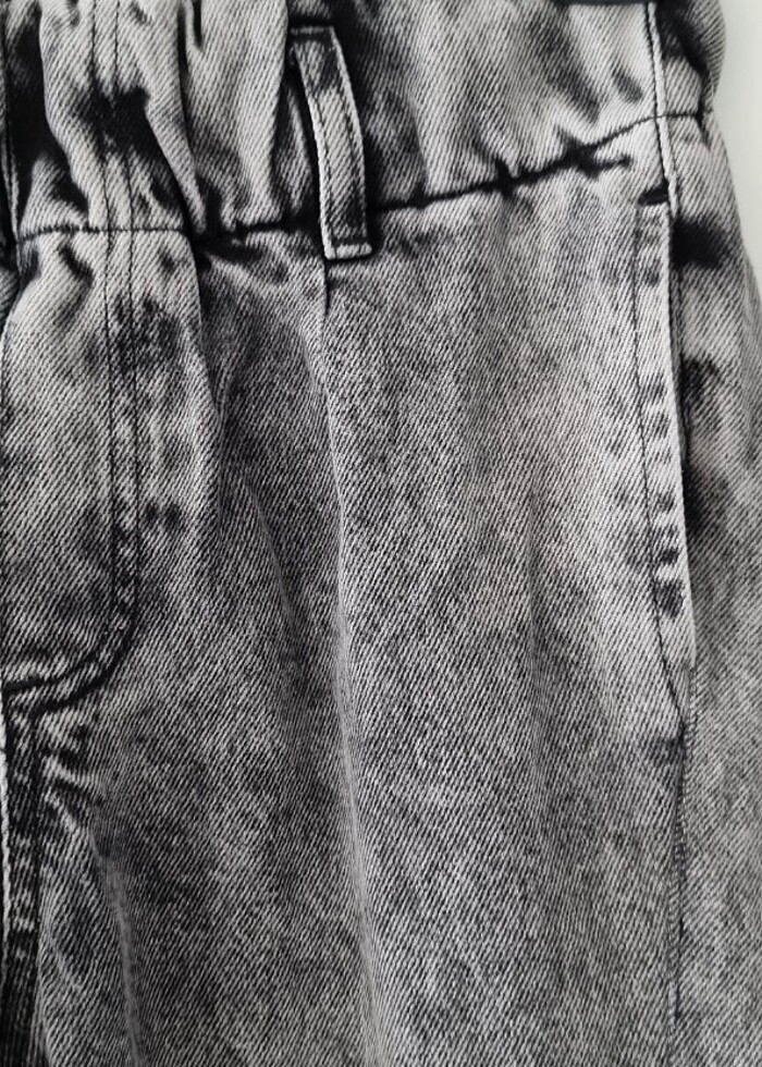 Yüksek bel kot pantolon - Görsel 4