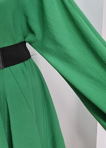 Çok şık parçalı kloş kısa elbise - Görsel 5