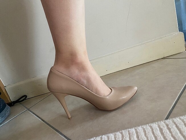 37 Beden ten rengi Renk Nude ayakkabı stiletto