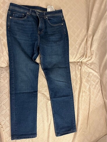 Zara Erkek Slim Fit Jean Koyu Mavi