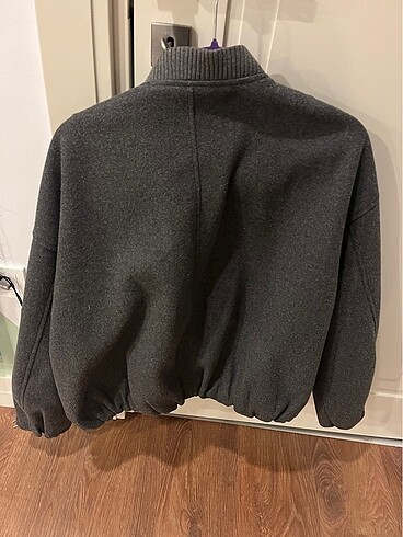 Zara Zara Koyu Gri Bomber Ceket