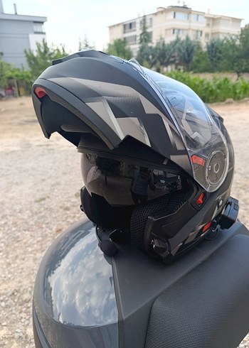 SCOYCO ÇENE ACİLİR GÜNEŞ VİZORLÜ KASK