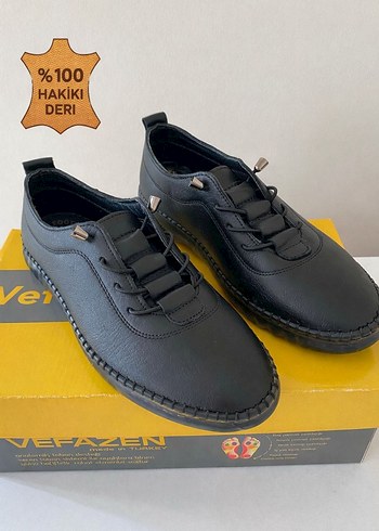 %100 HAKİKİ DERİ KADIN TAM ORTOPEDİK GÜNLÜK AYAKKABI - Görsel 6