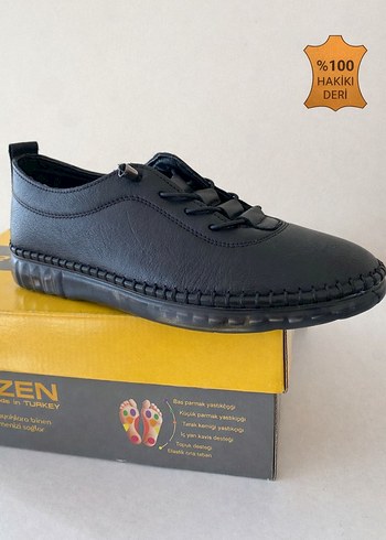 %100 HAKİKİ DERİ KADIN TAM ORTOPEDİK GÜNLÜK AYAKKABI - Görsel 12