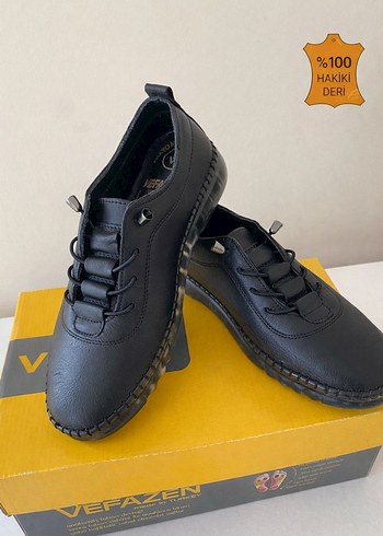 %100 HAKİKİ DERİ KADIN ORTOPEDİK AYAKKABI - Görsel 9