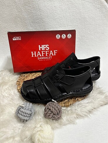 HAKİKİ DERİ COMFORT SANDALET 43 NUMARA
