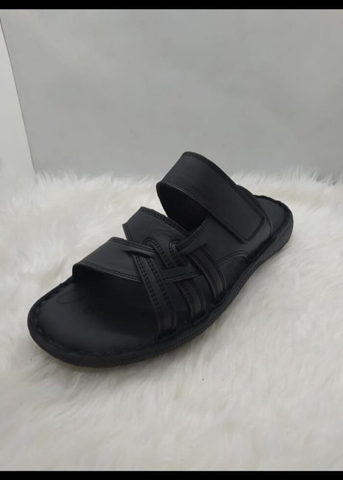 0 HAKİKİ DERİ ERKEK TERLİK  - Görsel 3