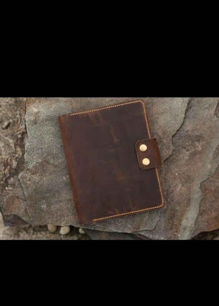 0 HAKİKİ DERİ WAKETA GREYZİ ORGANİZER - Görsel 2