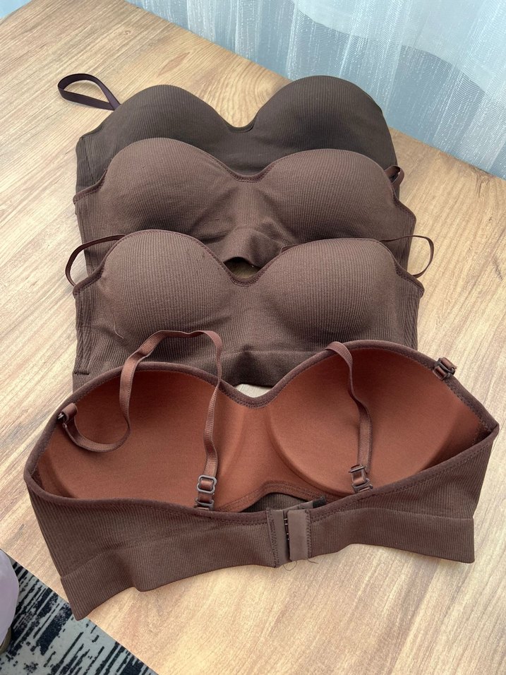 Kahverengi Rahat Street Wear Sütyen - Görsel 2