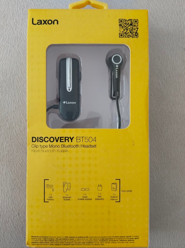 Laxon DISCOVERY BT504 Bluetooth Kulaklık Siyah - Görsel 2