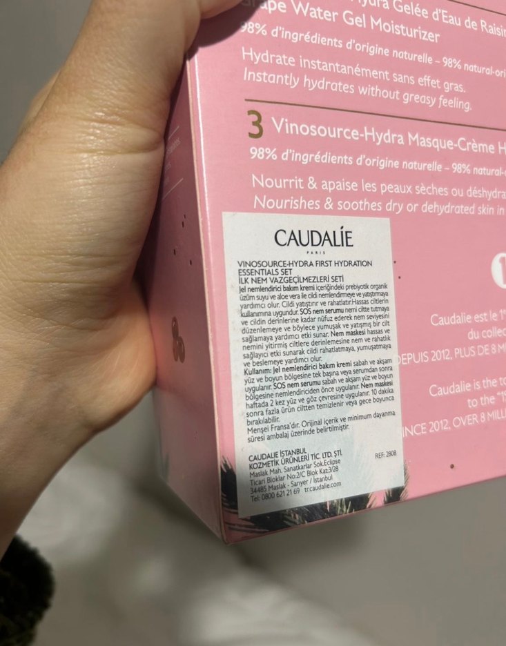 Caudalie vinohydra set nemlendirici kofre - Görsel 2