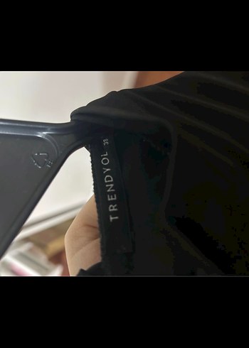 Trendyolmilla siyah mini elbise - Görsel 4